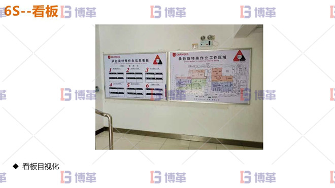 看板 鋁加工企業6S管理改善 看板